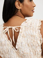 Surplice Sleeveless Top