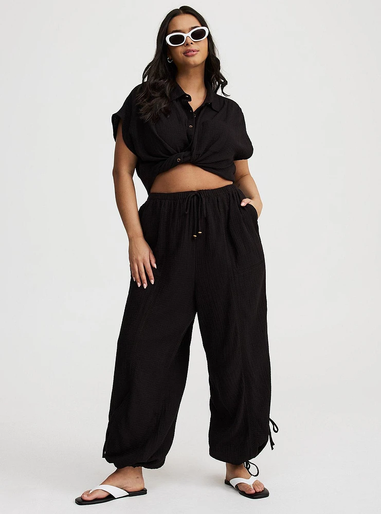 Pull-On High-Rise Relaxed Jogger