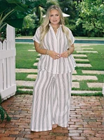 Belle Isle High-Rise Pull-On Wide Leg Pant