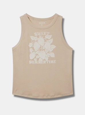 Sweet Summertime Ribbed Crop Tank