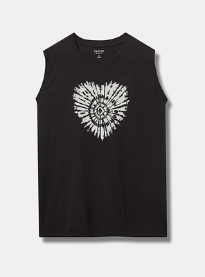 Tie-Dye Heart Relaxed Heritage Jersey Tee