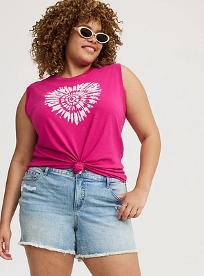Tie-Dye Heart Relaxed Heritage Jersey Tank