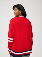 Drop Shoulder Cardigan