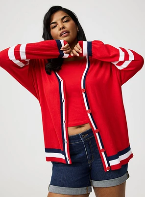 Drop Shoulder Cardigan