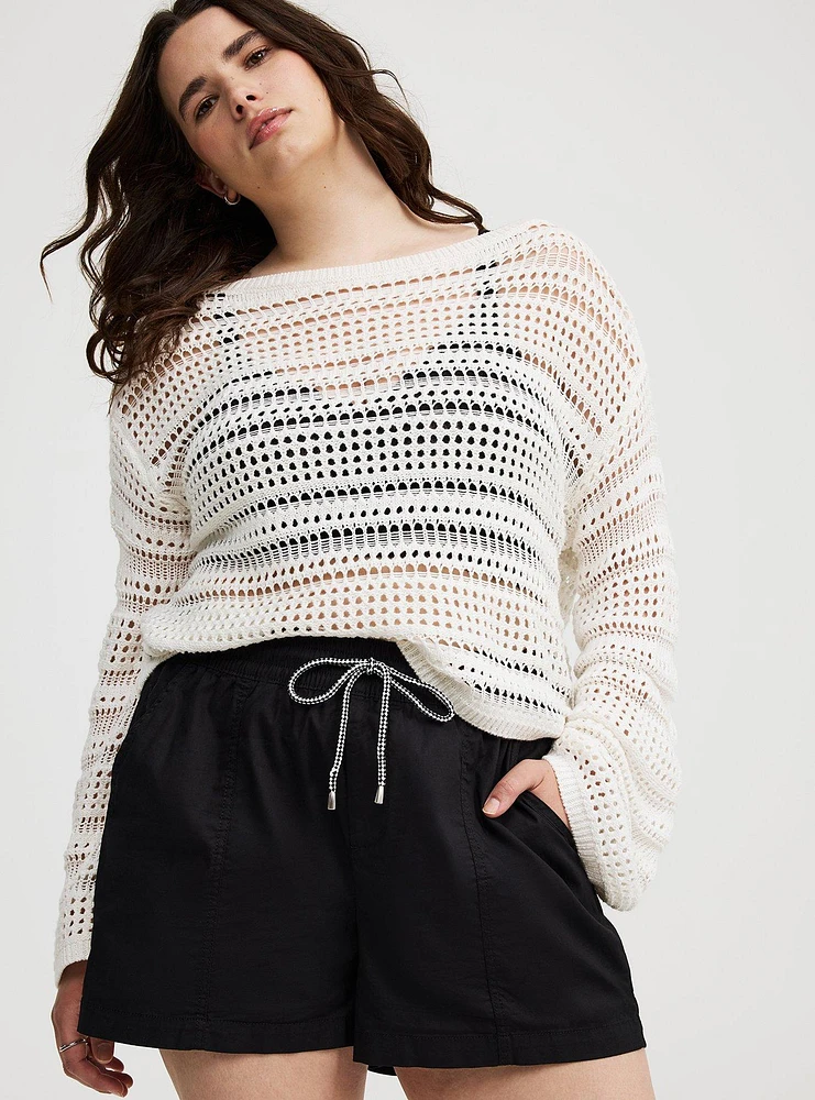 Pull-On High-Rise Yacht Short