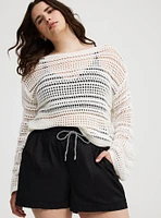 Pull-On High-Rise Yacht Short
