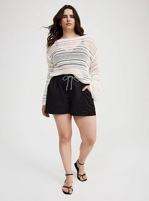 Pull-On High-Rise Yacht Short