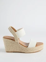 Stretch-Band Raffia Wedges (WW