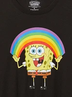 Spongebob Rainbow Classic Cotton Crew Tee