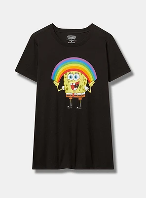 Spongebob Rainbow Classic Cotton Crew Tee