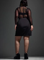Nightfall Lace-Up Mini Skirt