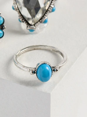 Turquoise Ring Set