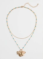 Rosary Charm Necklace