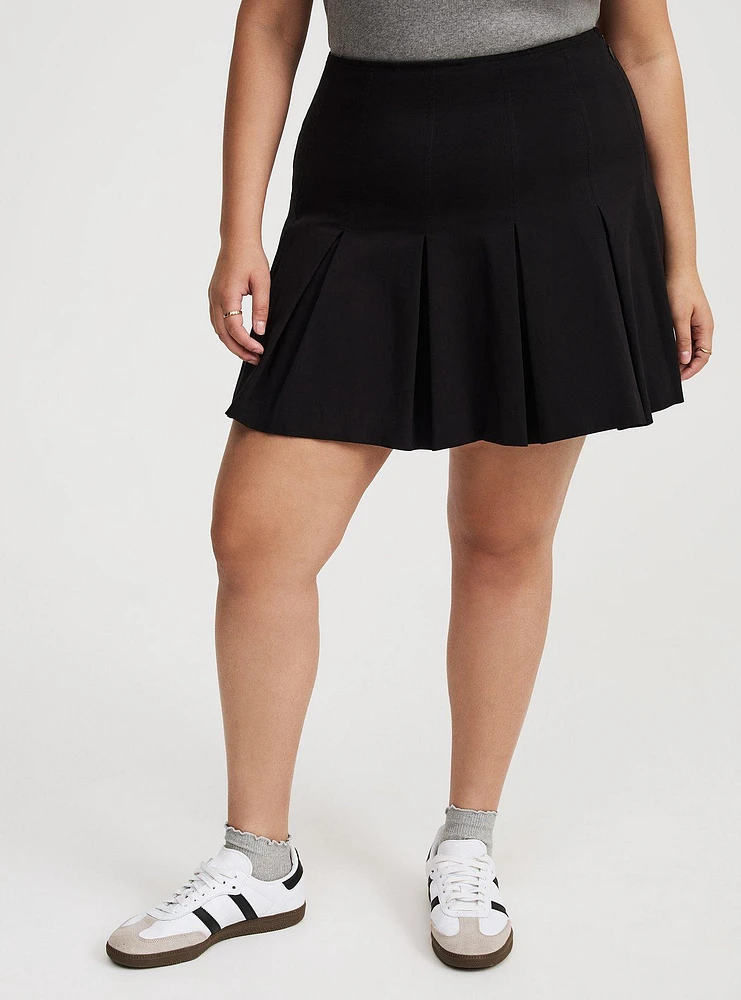 Pleated Mini Skirt