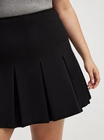 Pleated Mini Skirt