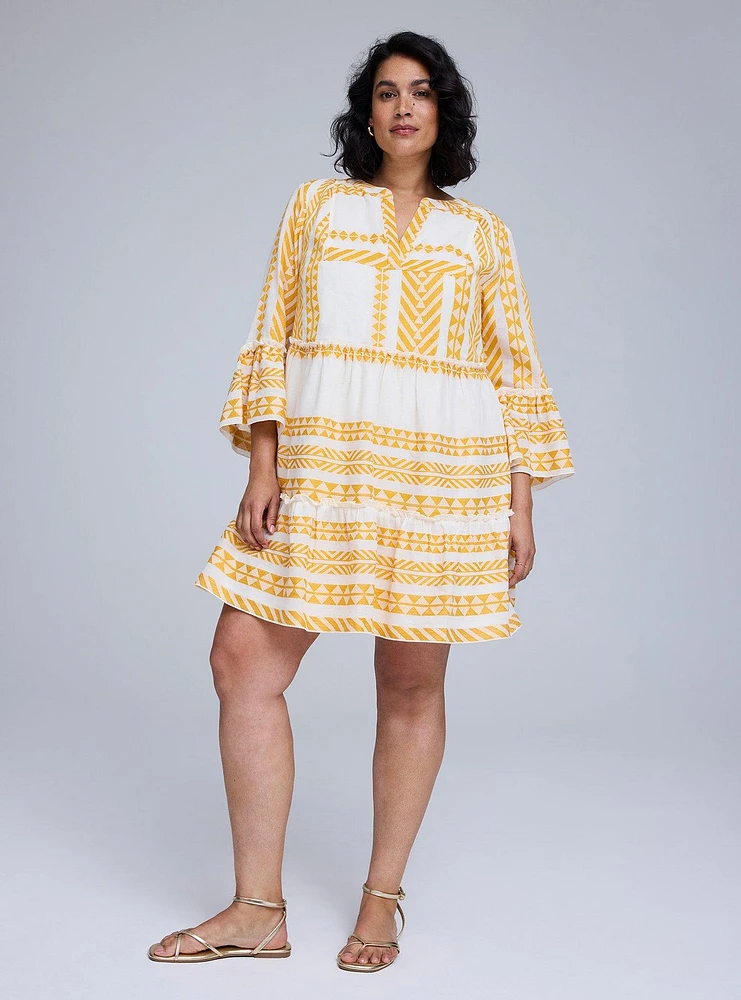 Belle Isle Bell Sleeve Mini Dress