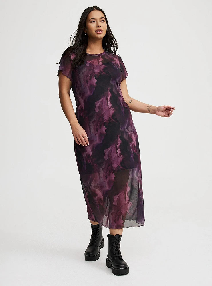 Column Tee Maxi Dress