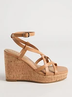 Square Toe Strappy Wedge (WW