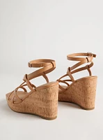 Square Toe Strappy Wedge (WW