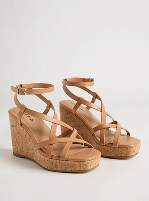 Square Toe Strappy Wedge (WW