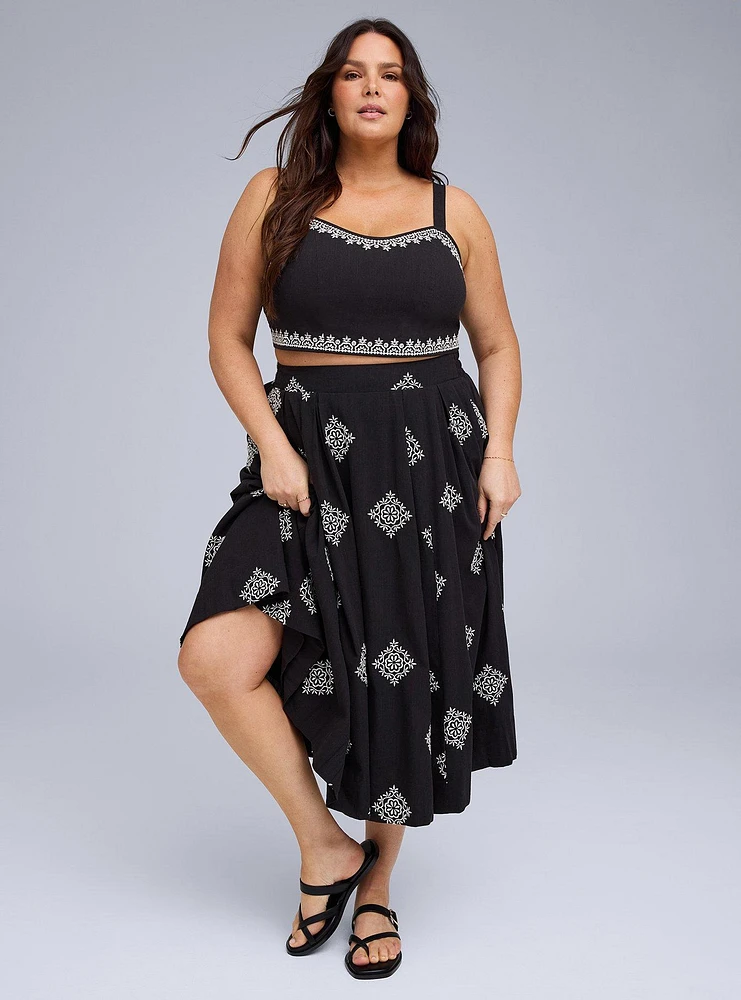 Belle Isle Sweetheart Crop Top
