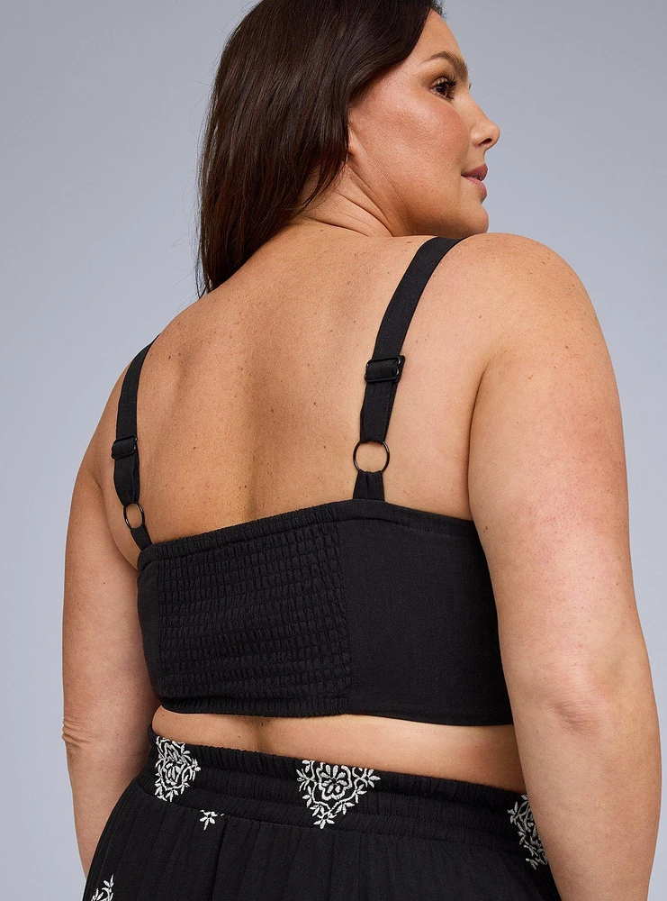 Belle Isle Sweetheart Crop Top