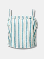 Cropped Smocked Back Tank