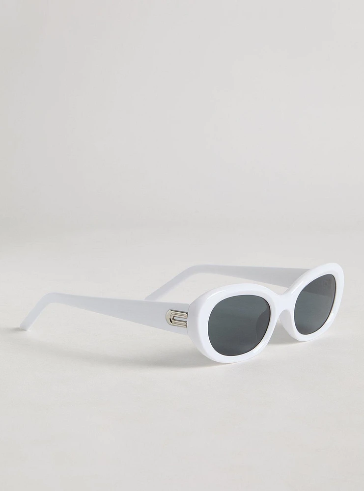 Retro Oval Sunglasses