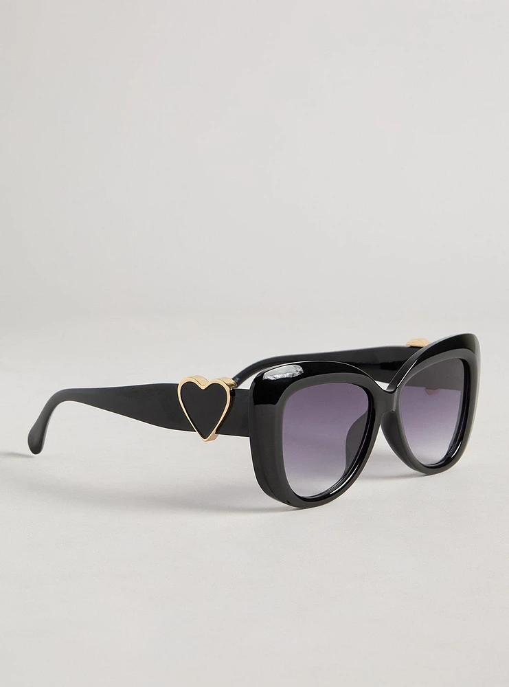 Heart Squoval Sunglasses