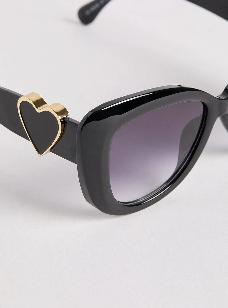 Heart Squoval Sunglasses