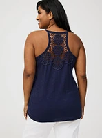 Scoop Crochet Racerback Tank