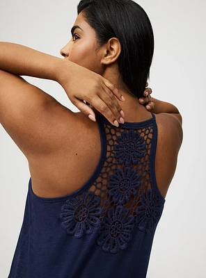 Scoop Crochet Racerback Tank