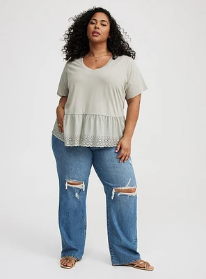Ruffle Crop Top