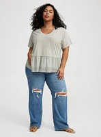 Ruffle Crop Top