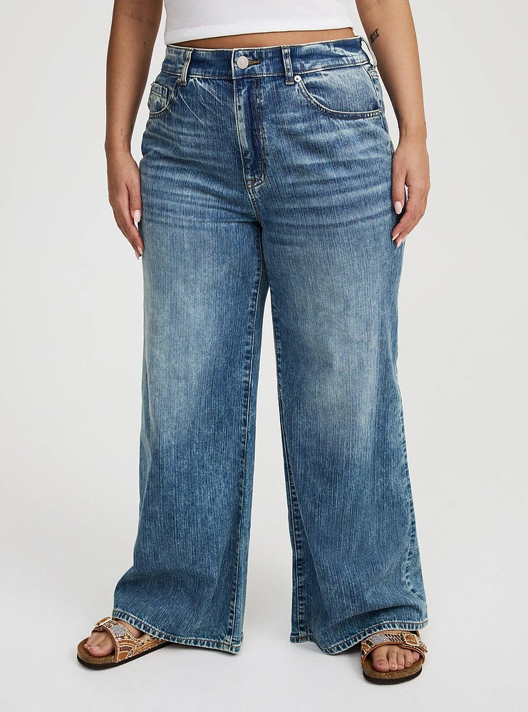 Baggy High-Rise Wide Leg Jean