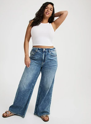 Baggy High-Rise Wide Leg Jean