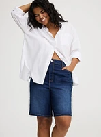 Perfect High-Rise Bermuda Jean Short