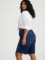 Perfect High-Rise Bermuda Jean Short
