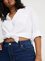 Perfect High-Rise Bermuda Jean Short