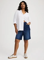 Perfect High-Rise Bermuda Jean Short