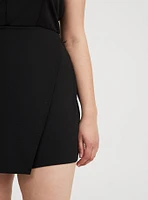 Sweetheart-Neck Wrap-Front Romper