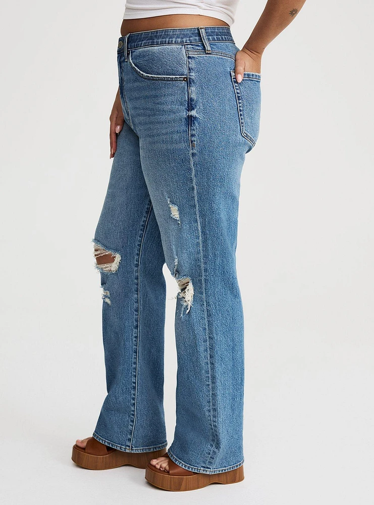 Baggy High-Rise Straight Jean