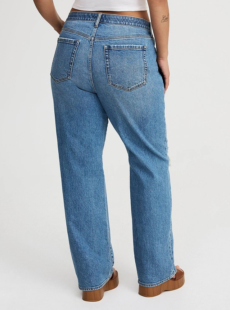 Baggy High-Rise Straight Jean