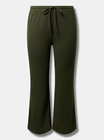 Pull-On High-Rise Flare Pants