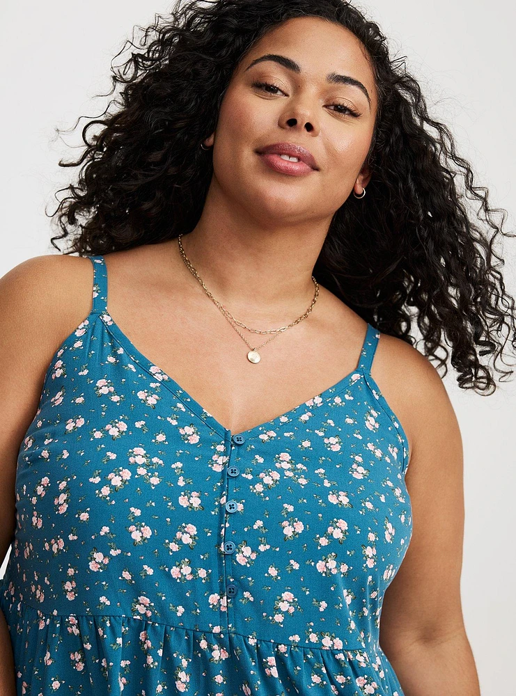 Drop Waist Tiered Cami