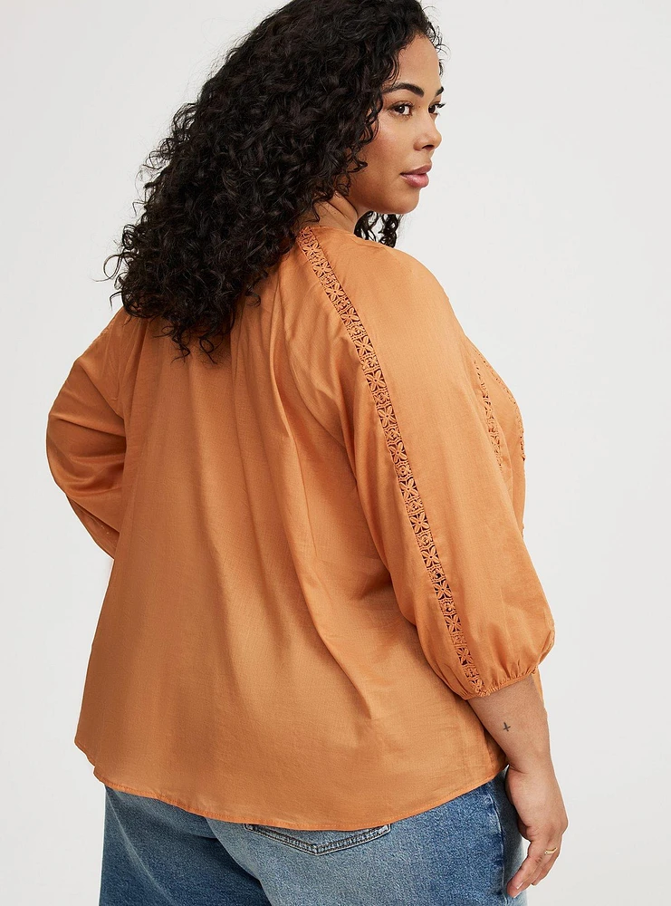 Crochet Inset Top