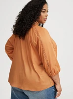 Crochet Inset Top