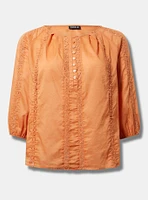 Crochet Inset Top