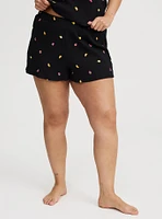 Cotton Rib Sleep Short