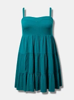 Tiered Sweetheart Mini Dress